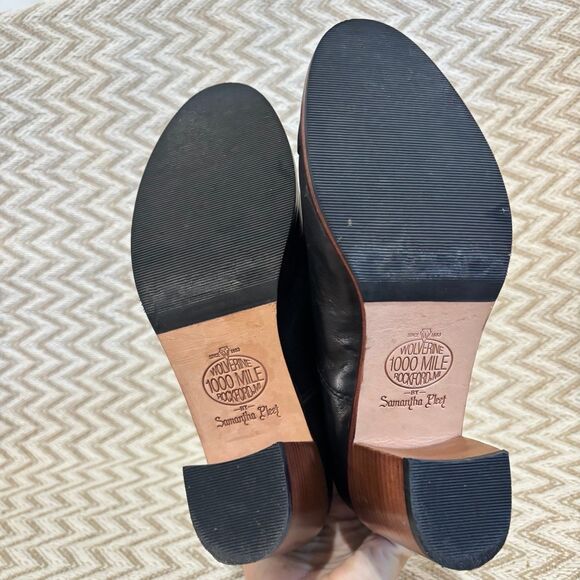 Wolverine 1000 Mile Samantha Pleet Bonny Pull On Leather Boots - Picture 8 of 11